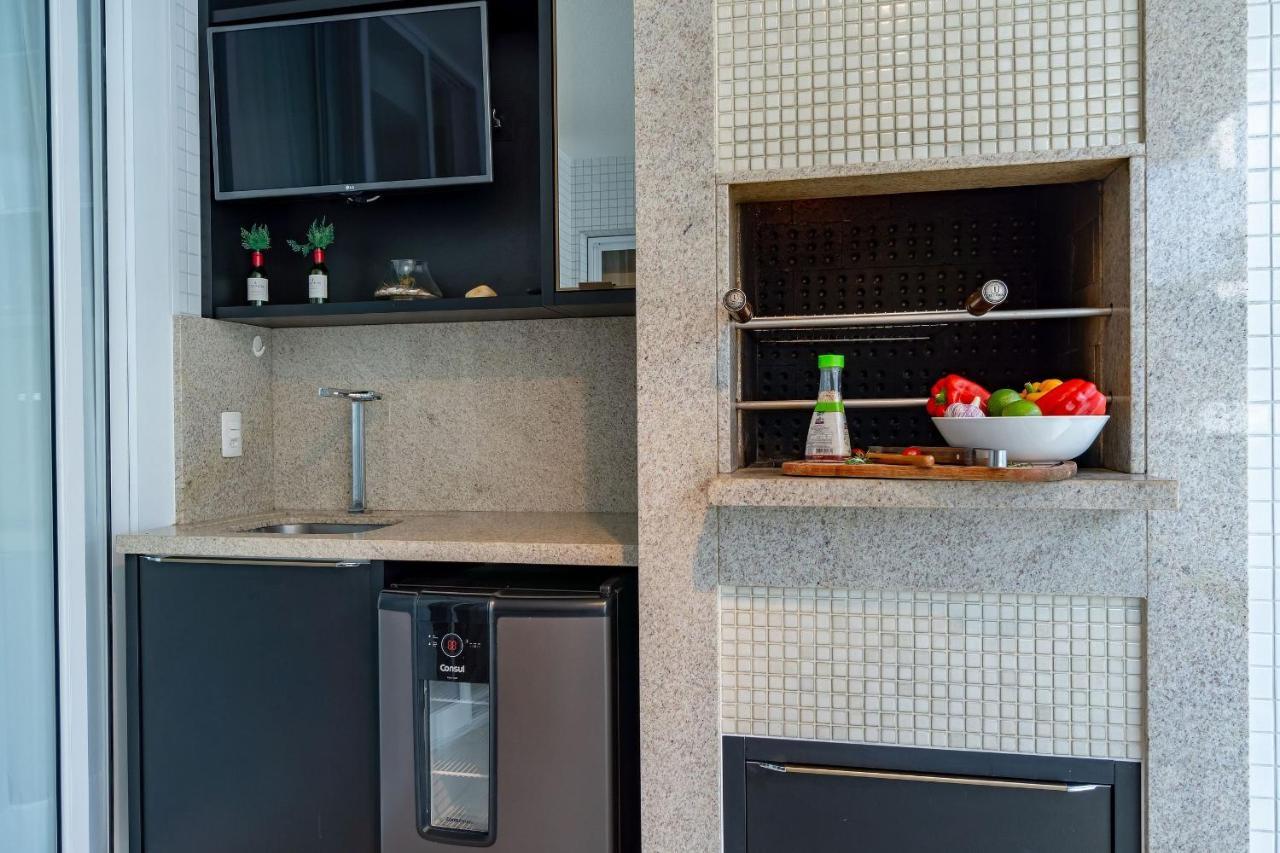 Varandas Do Atlantico - Apartamento Impecavel Em Condo Pe Na Areia Bombinhas Bagian luar foto